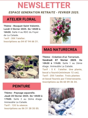 NEWSLETTER  FEVRIER 2025