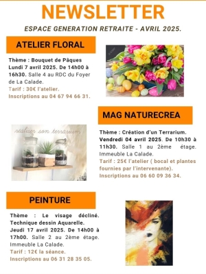 NEWSLETTER AVRIL 2025