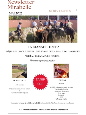 NEWSLETTER MIRABELLE MAI 2025
