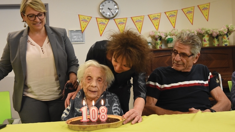 « Jeanne » Reboul, doyenne des Agathois, a fêté ses 108 ans