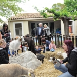 Une mini ferme s’est installée à la crèche Louise Michel !