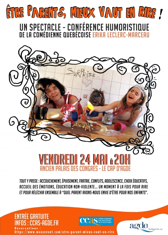 Spectacle : Etre parents, mieux vaut en rire