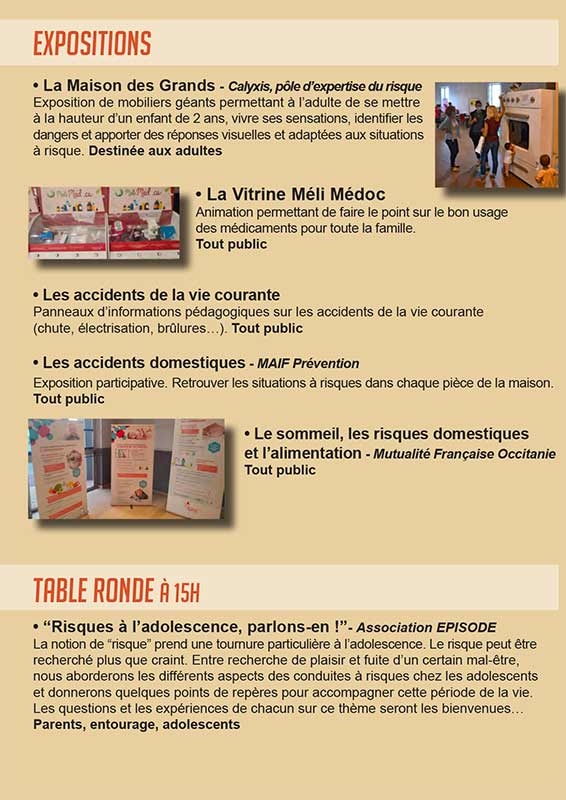 Programme journée de prévention et d'information